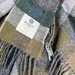 McNutt of Donegal McNutt deken Home Collection 100% merino 200 x 145 Forest Check