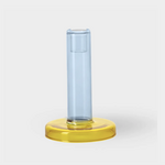 &Klevering &Klevering kaarsenstandaard Bole S blauw/geel