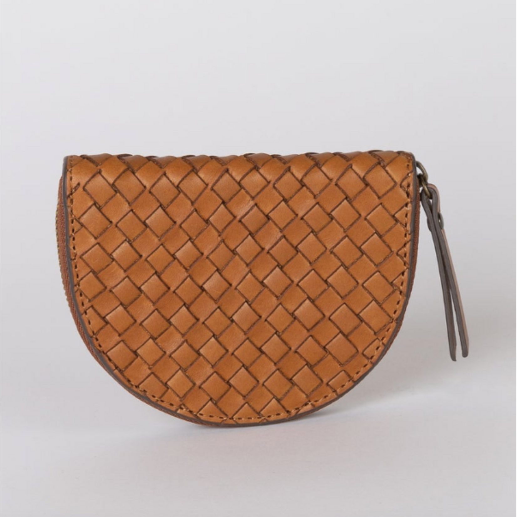 O My Bag O My Bag Laura Coin Purse, Classic of Woven (cognac/black)