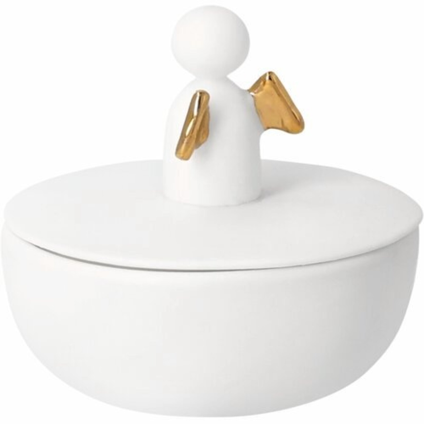 Räder Räder Schaaltje met deksel met engel 5,7 cm dia 6 cm