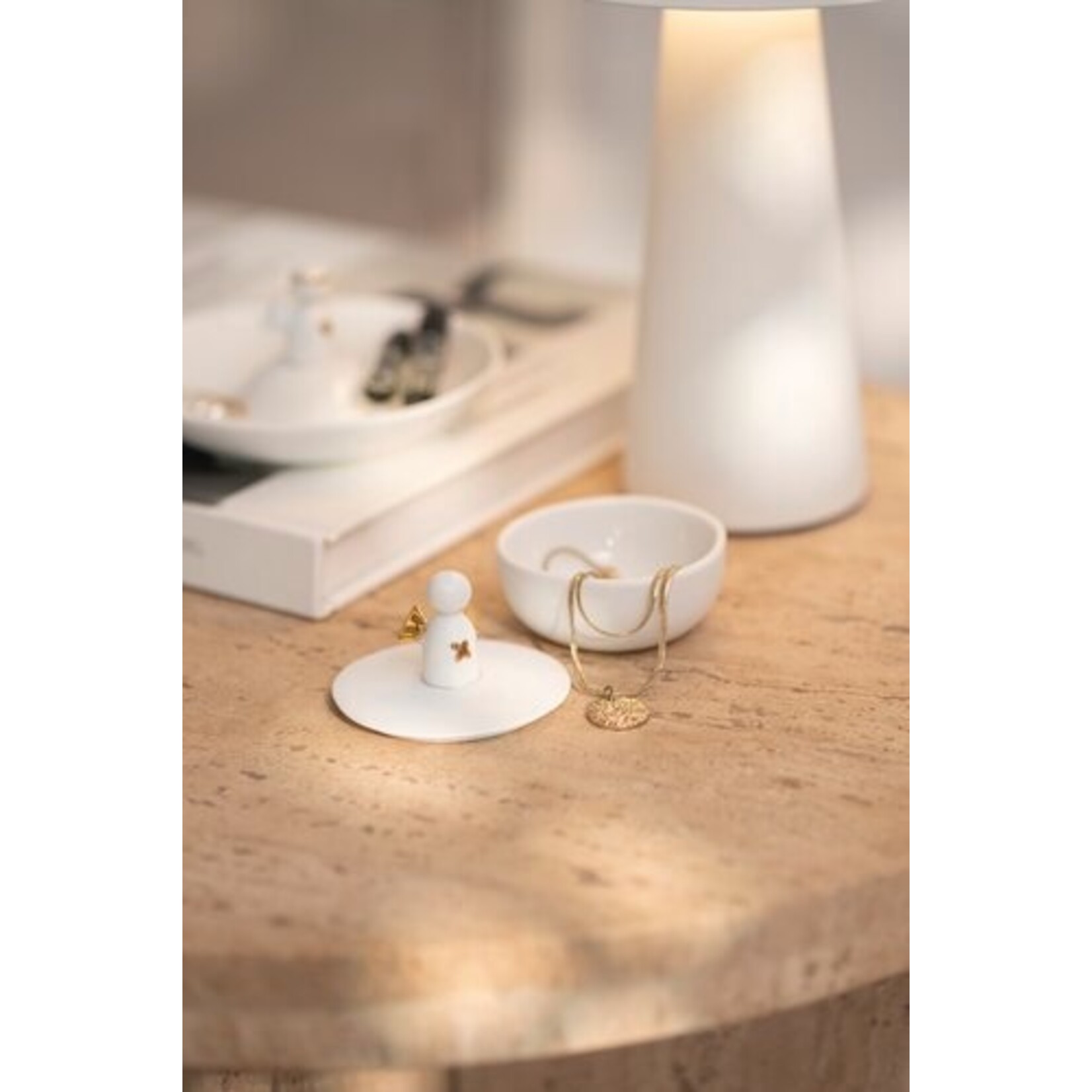 Räder Räder Schaaltje met deksel met engel 5,7 cm dia 6 cm