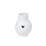 Räder Räder Vaasje mini Bol met Hart Hoogte 9 cm