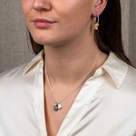 Jéh Jewels Jeh Jewels collier zilver met hangertjes zilver , oxy en verguld 21519