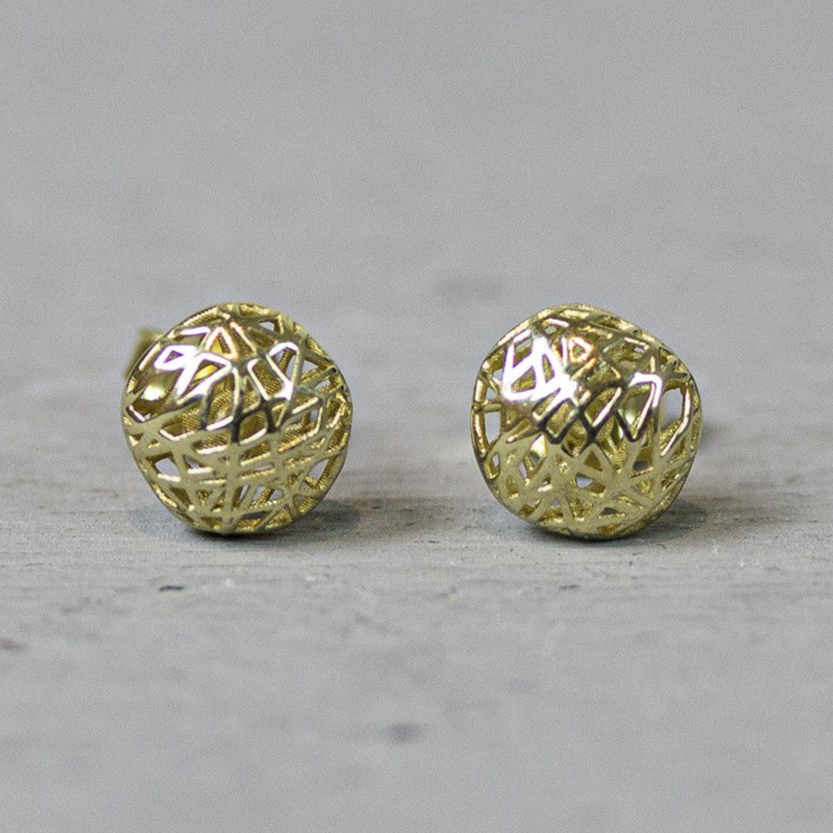 Jéh Jewels Jeh Jewels 14kt geelgoud oorstekers open bolletjes 20412