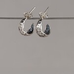 Jéh Jewels Jeh Jewels oorstekers zilver brede boog hamerslag 21643