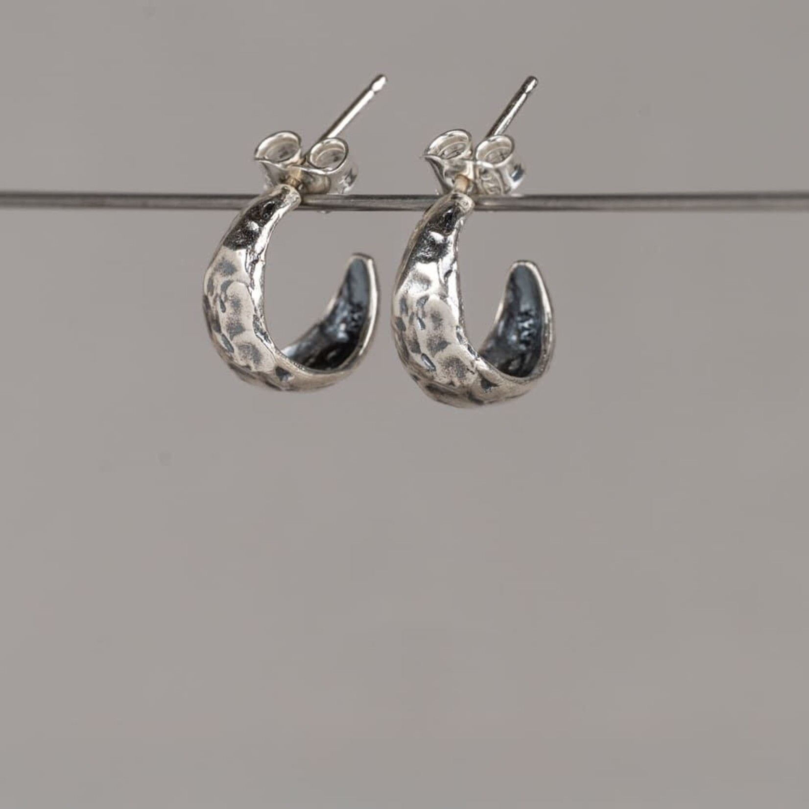 Jéh Jewels Jeh Jewels oorstekers zilver brede boog hamerslag 21643