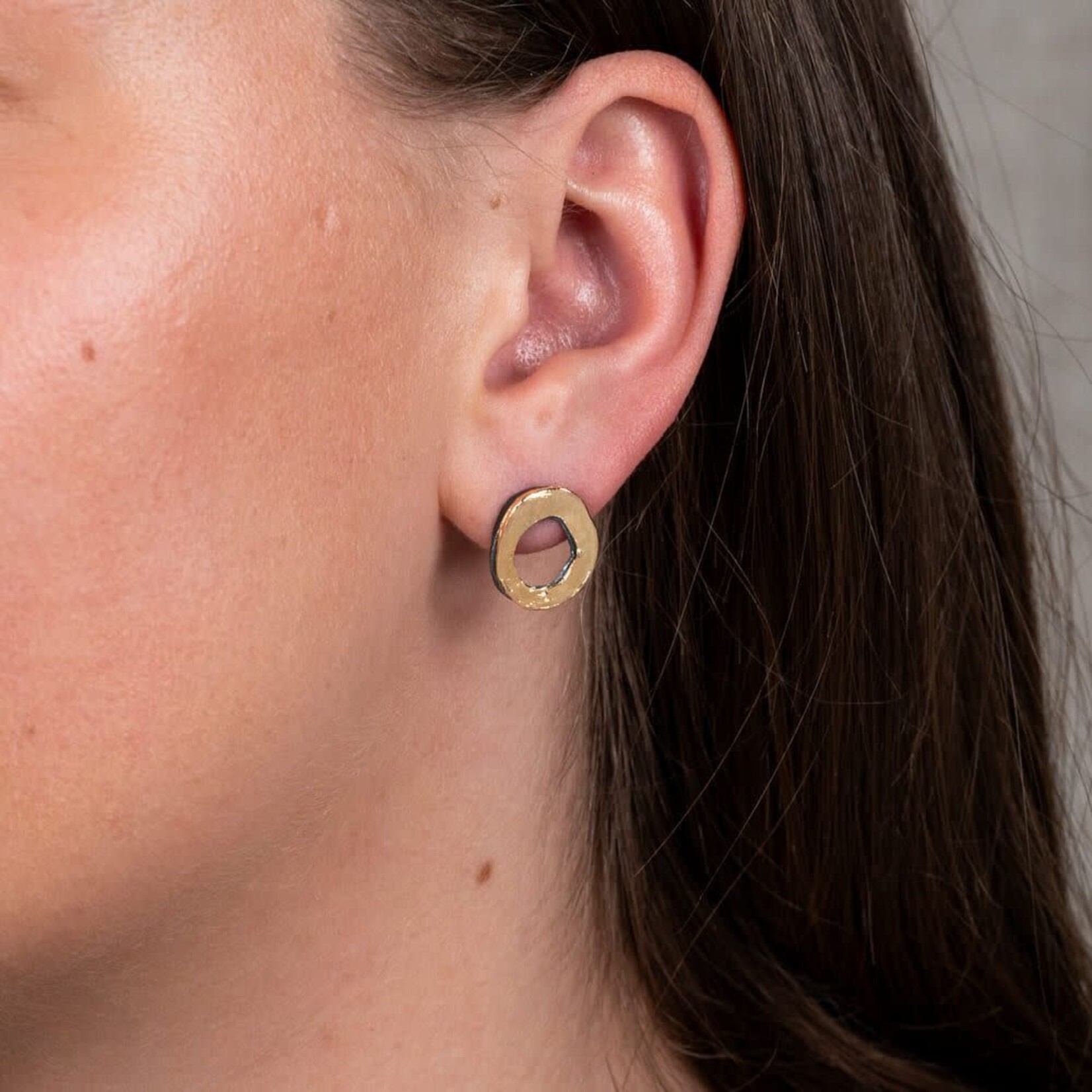 Jéh Jewels Jeh Jewels oorstekers zilver en verguld kringen 21555