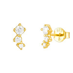 Atelier Brandlinger Brandlinger oorstekers Arezzo geelgoud verguld