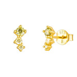 Atelier Brandlinger Brandlinger oorstekers Ragusa geelgoud verguld