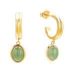 Atelier Brandlinger Brandlinger oorringen La Paz geelgoud verguld