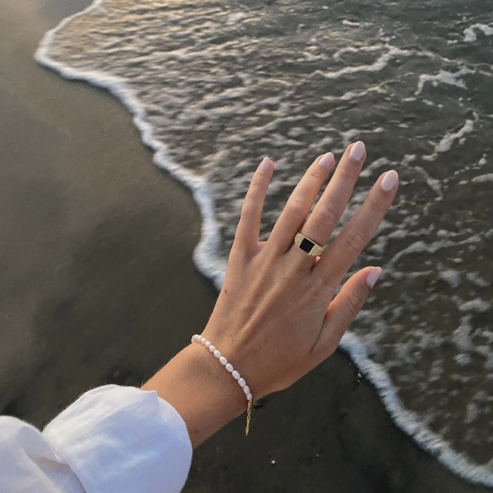 Atelier Brandlinger Brandlinger armband Honolulu geelgoud verguld