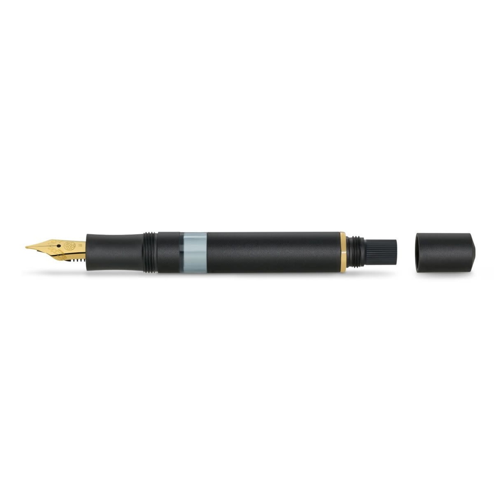 Kaweco Kaweco PISTON Sport AL Black/Gold Set met inkt