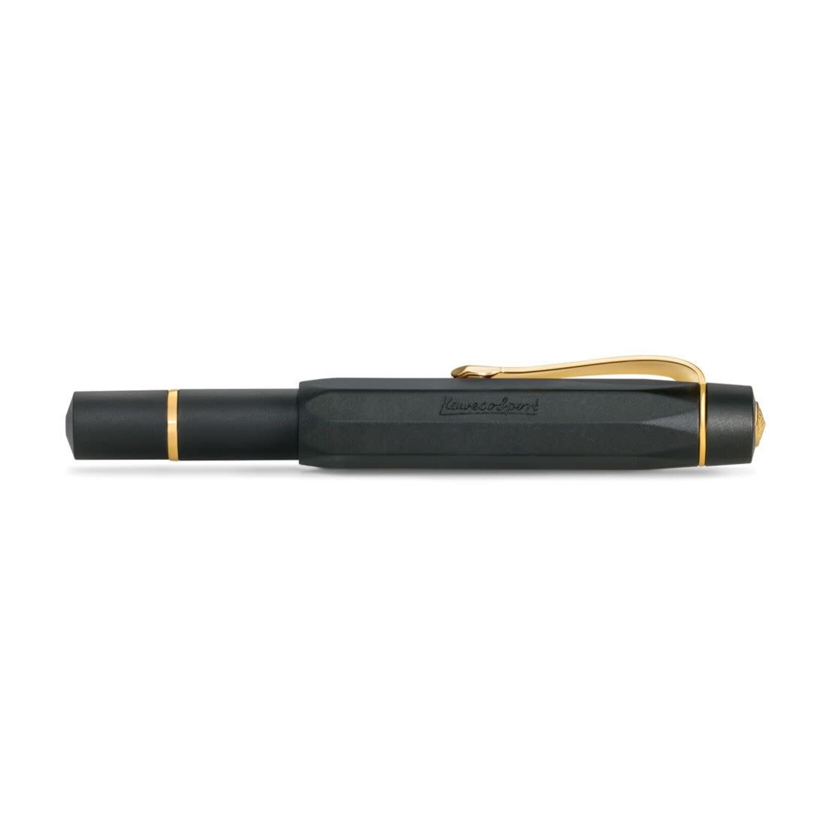 Kaweco Kaweco PISTON Sport AL Black/Gold Set met inkt