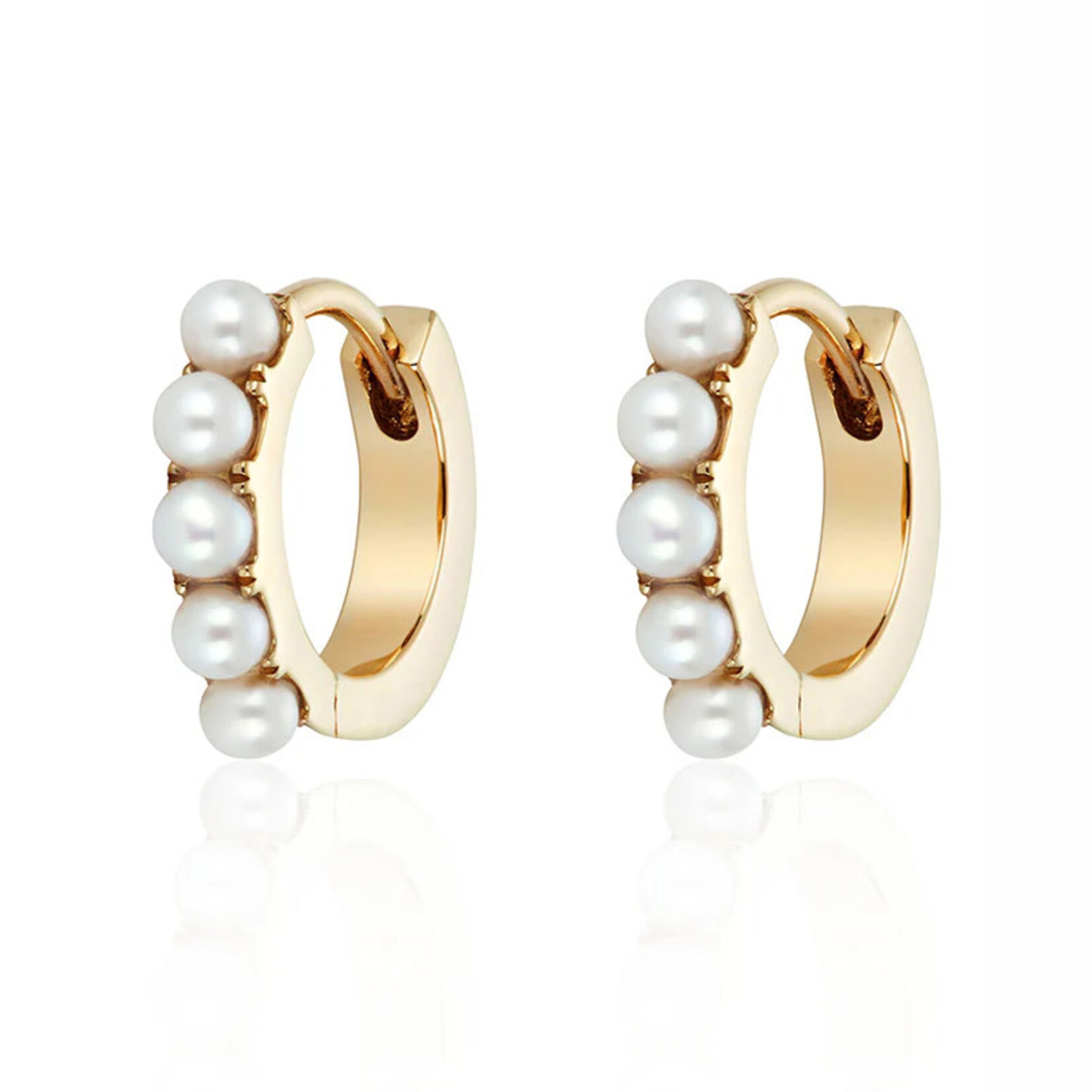 Atelier Brandlinger Brandlinger oorringen Tel-Aviv geelgoud verguld