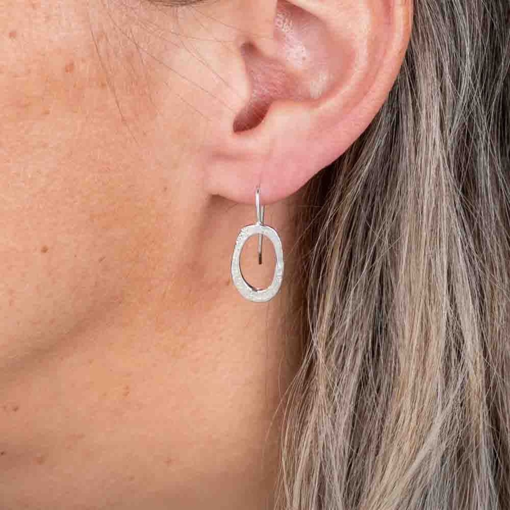 Jéh Jewels Jeh Jewels oorhangers zilver shiny ovaal 21711