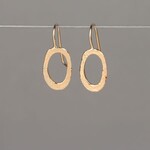 Jéh Jewels Jeh Jewels oorhangers zilver verguld shiny ovaal 21710