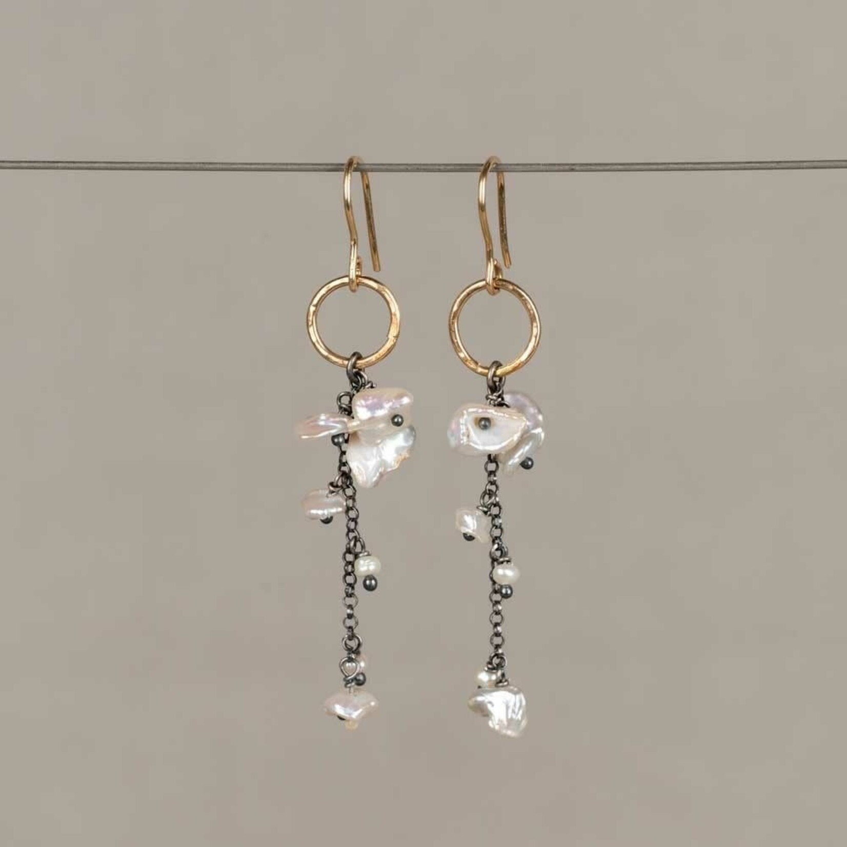 Jéh Jewels Jeh Jewels oorhangers oxy goldfilled met parels 21478