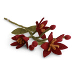 Gry & Sif Gry & Sif tak Nova bloem dark red