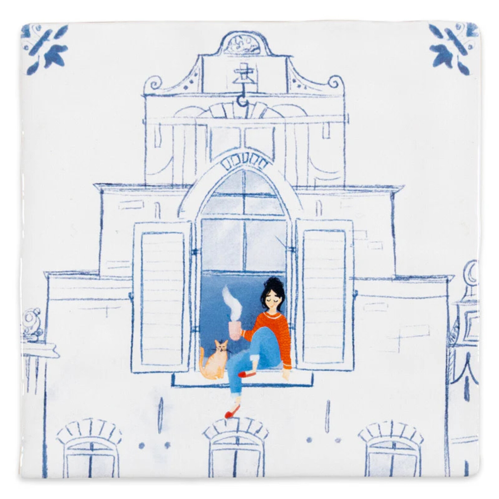 StoryTiles StoryTiles Siertegel 10x10 (Nieuw) huis (meerdere soorten)