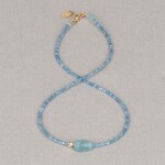 Jéh Jewels Jeh Jewels collier duo gems aquamarijn 21734