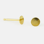 Studio MHL Studio MHL Oorstekers Hammered Disc 4 mm
