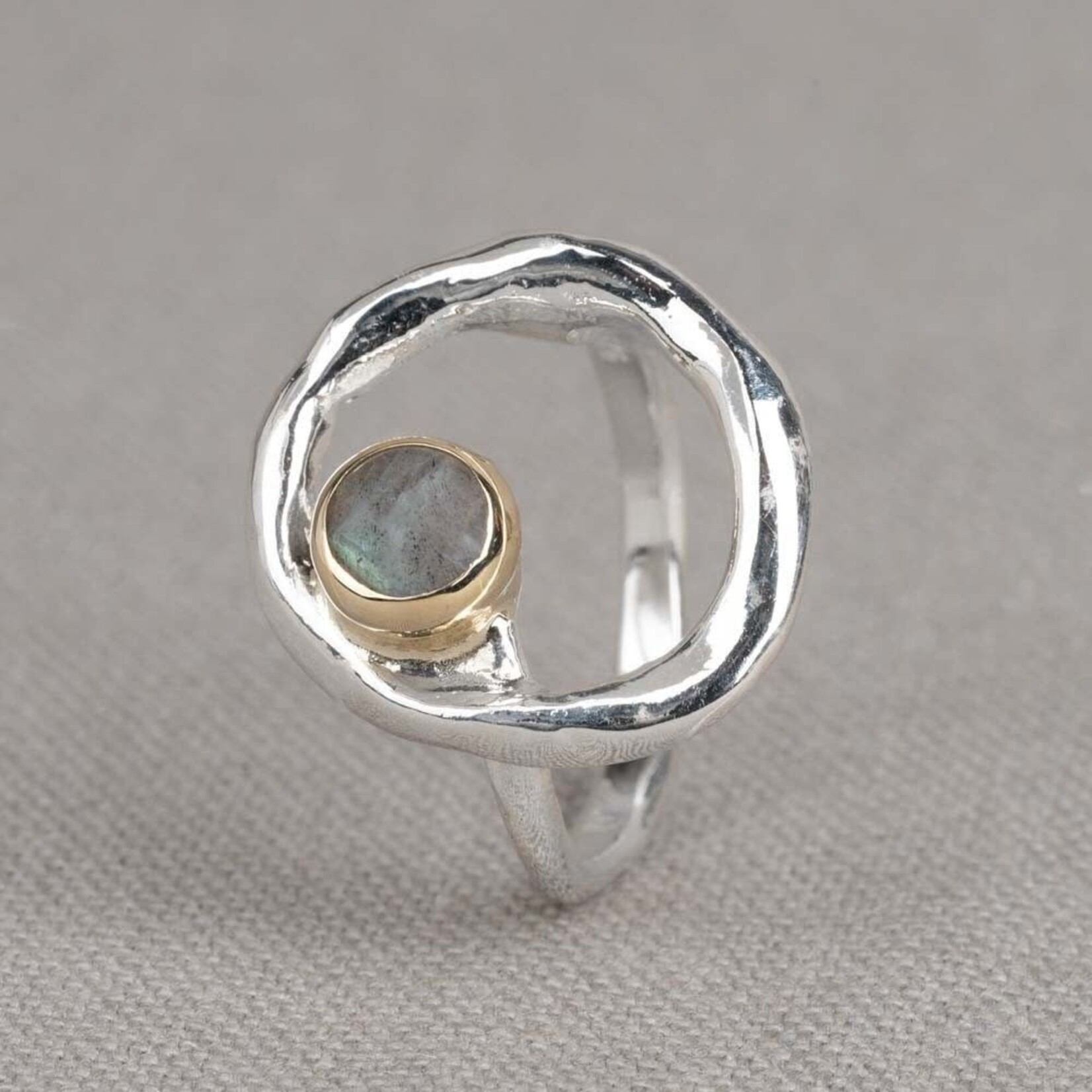 Jéh Jewels Jeh Jewels ring zilver , 9 karaat en labradoriet 21199