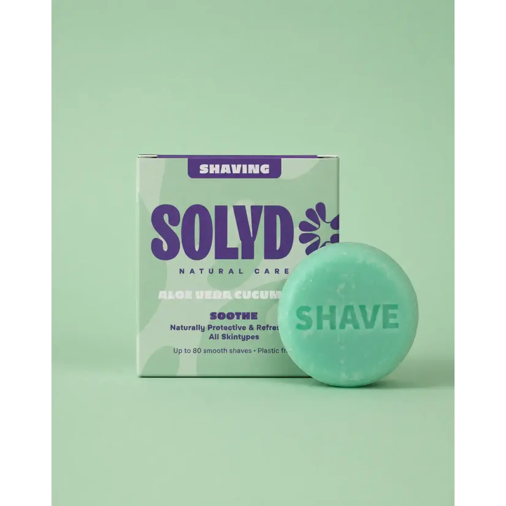Shampoobars SOLYD Shaving Bar Aloë Vera-Komkommer