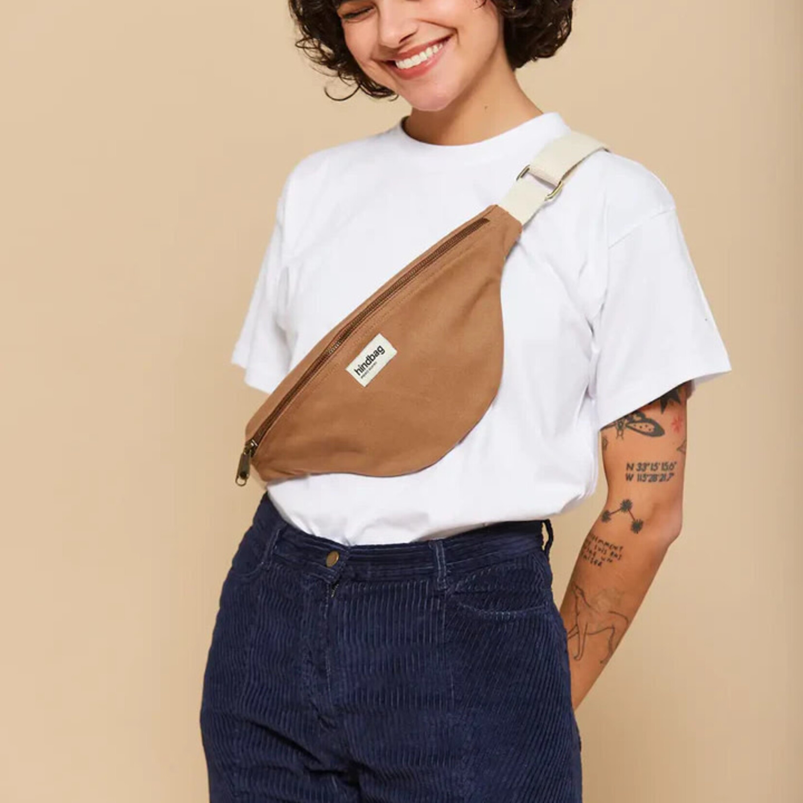 Hindbag Hindbag fanny pack Olivia (meerdere kleuren jute/katoen)