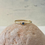 Atelier Île d'Or Ile d'Or ring Jeanne saffier 2,5 mm
