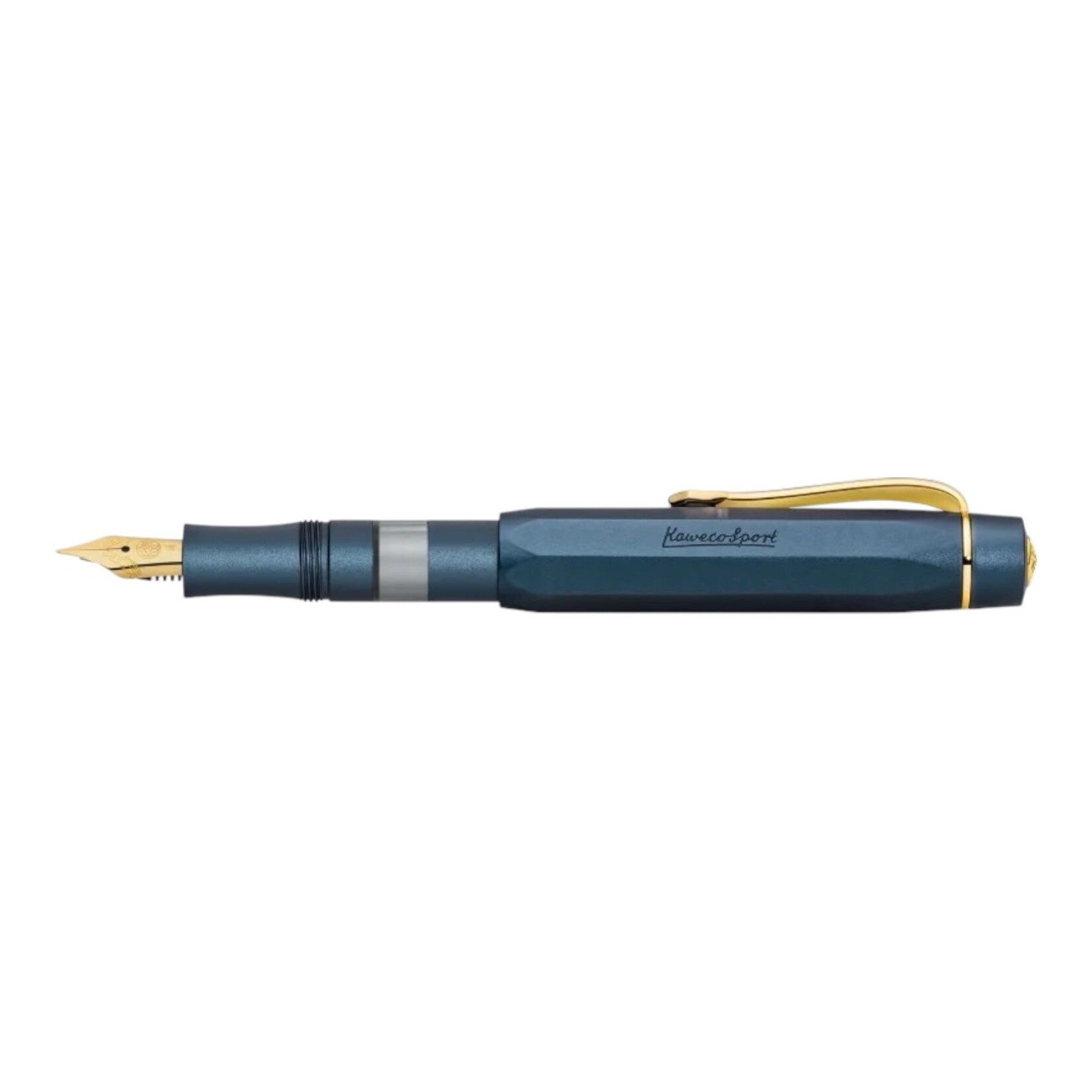 Kaweco Kaweco PISTON Sport AL Navy/Gold Set met inkt