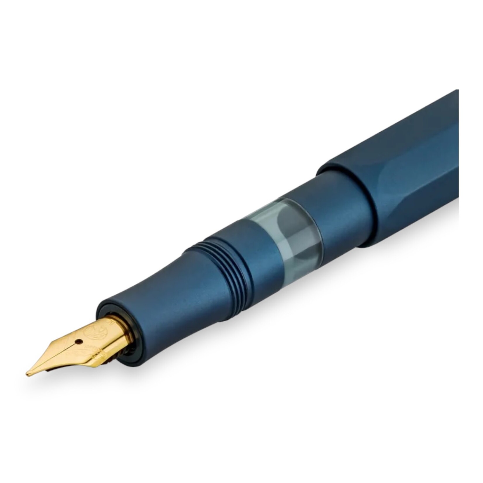 Kaweco Kaweco PISTON Sport AL Navy/Gold Set met inkt