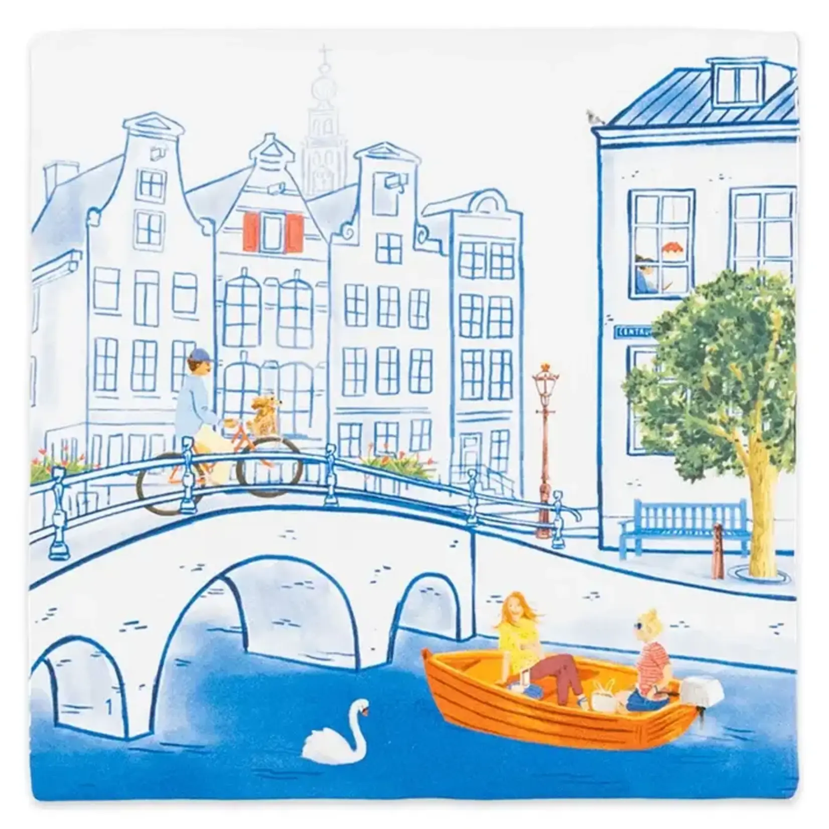 StoryTiles StoryTiles Siertegel 10x10 Amsterdam