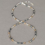 Jéh Jewels Jeh Jewels collier buisjes zilver en goldfilled 19685