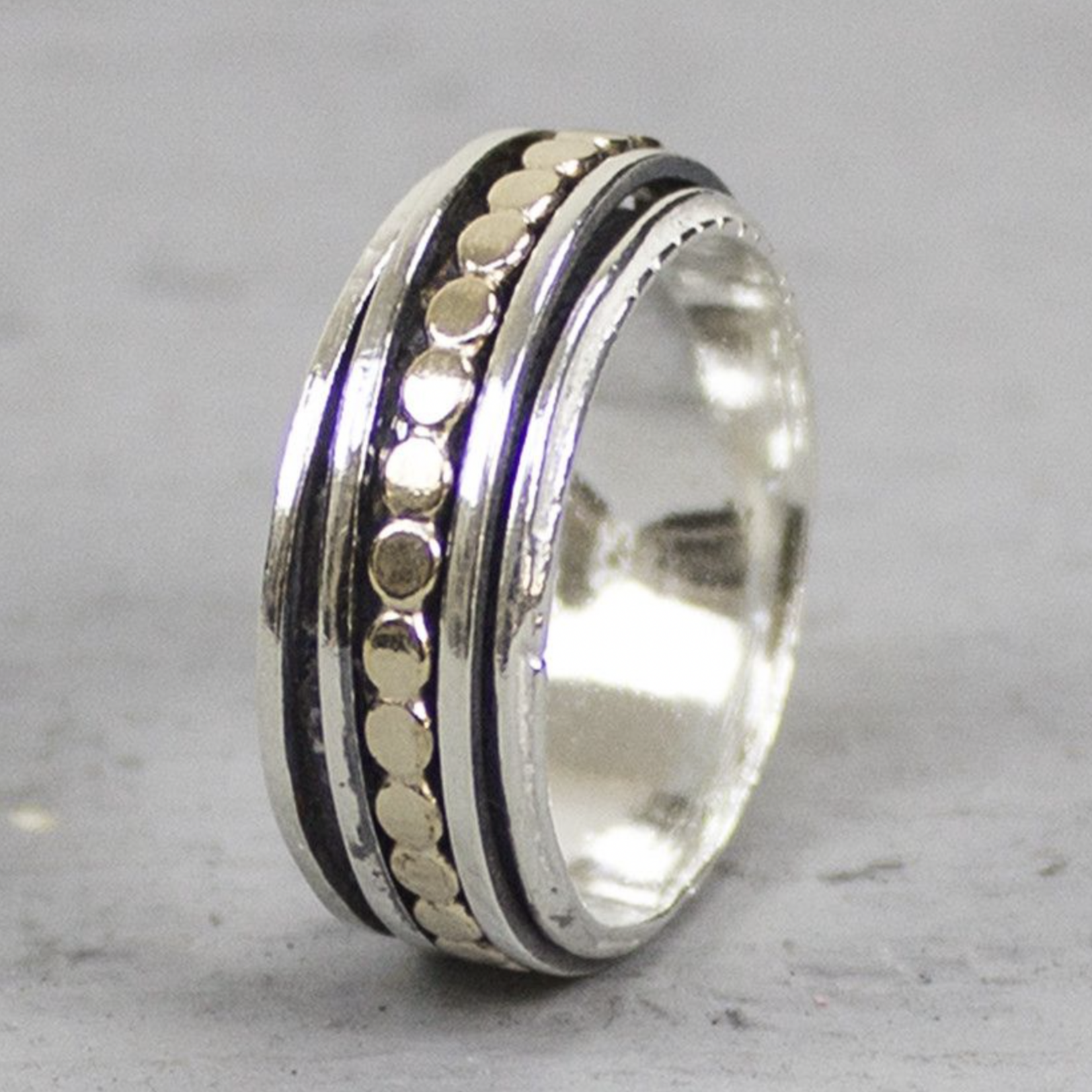 Jéh Jewels Jeh Jewels ring zilver en goldfilled Classic 19222