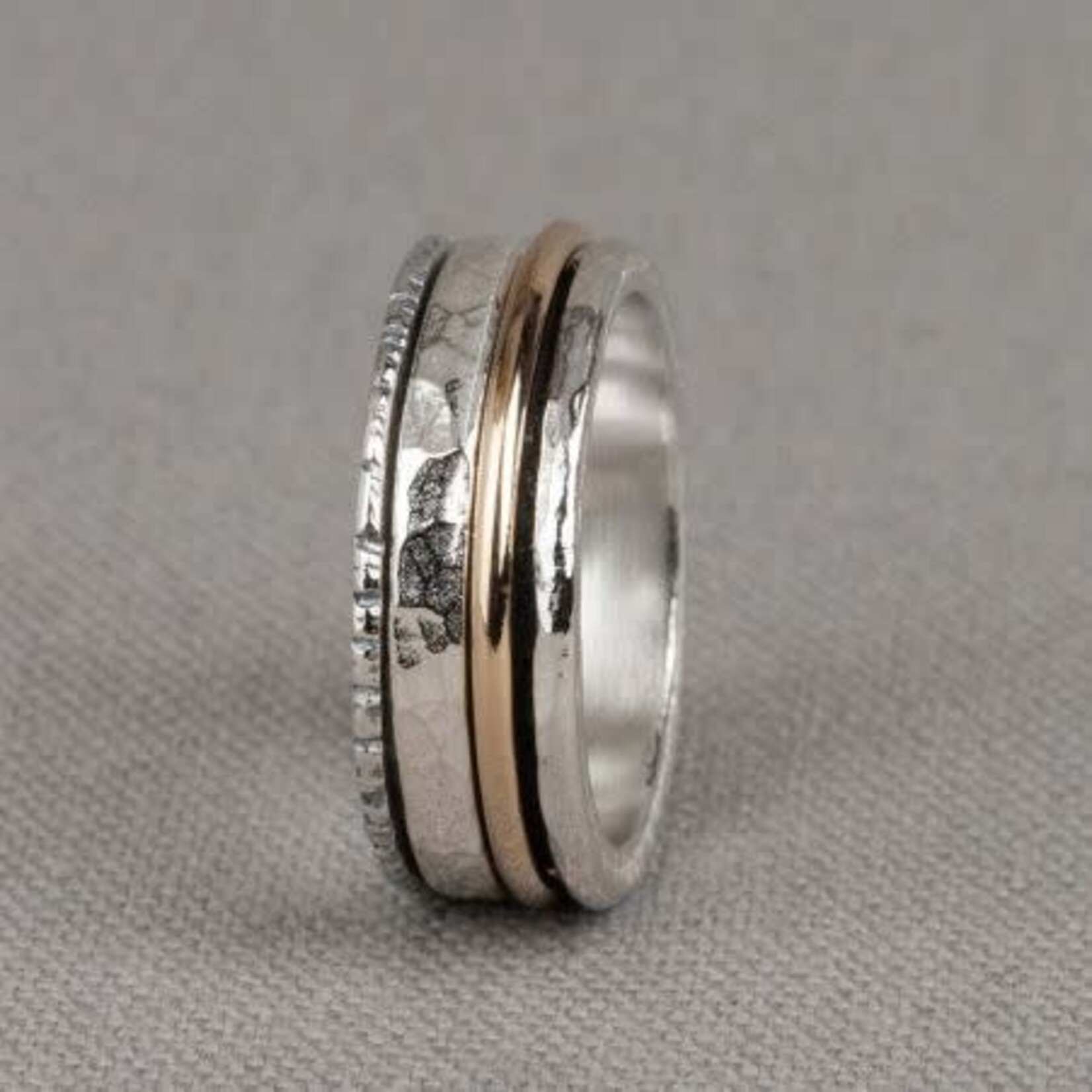 Jéh Jewels Jeh Jewels ring zilver en goldfilled Moedig 20292