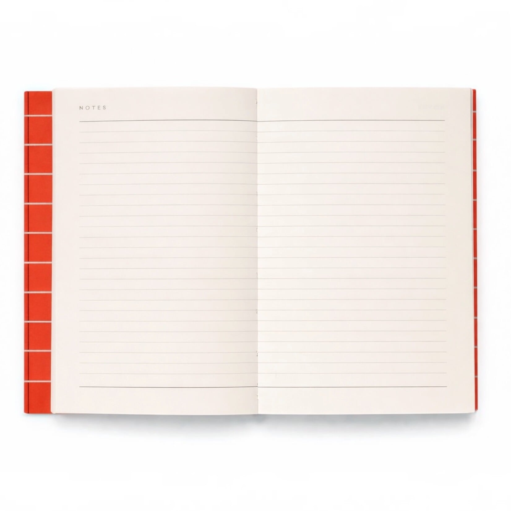 Notem Notem UMA Notebook Small orange check (gelinieerd)
