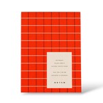 Notem Notem UMA Notebook Small orange check (gelinieerd)
