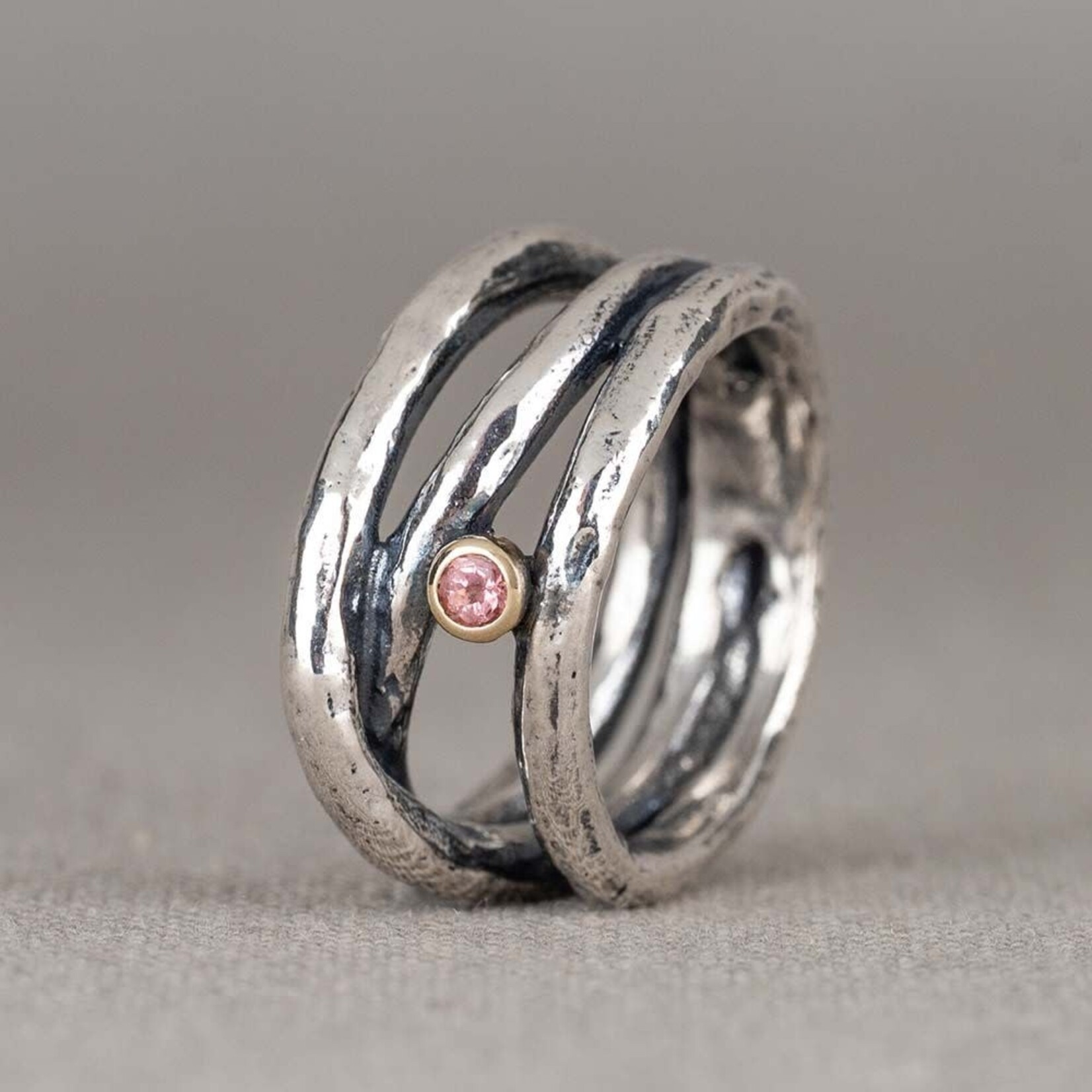 Jéh Jewels Jeh Jewels ring zilver met 10K en toermalijn 21648 58