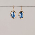 Jéh Jewels Jeh Jewels oorhangers zilver verguld met  Kyaniet 21762