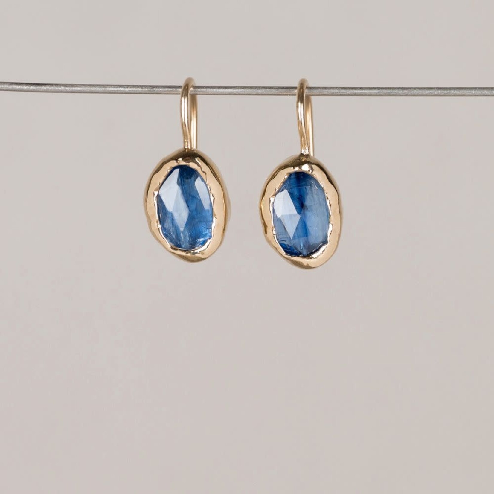 Jéh Jewels Jeh Jewels oorhangers zilver verguld met  Kyaniet 21762