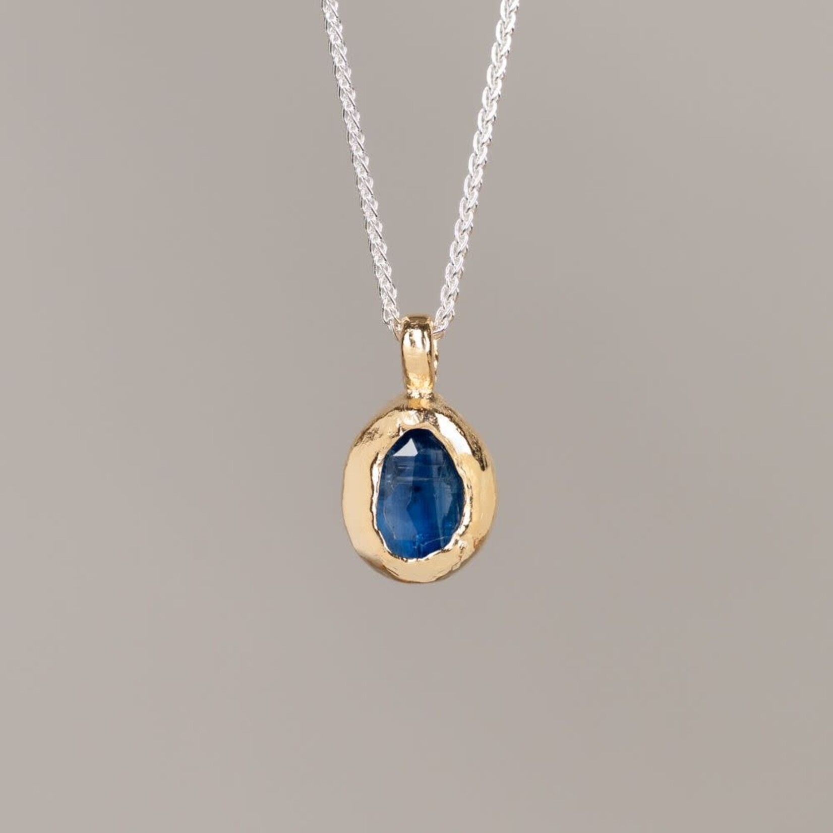 Jéh Jewels Jeh Jewels collier zilver met hanger verguld en Kyaniet 21763