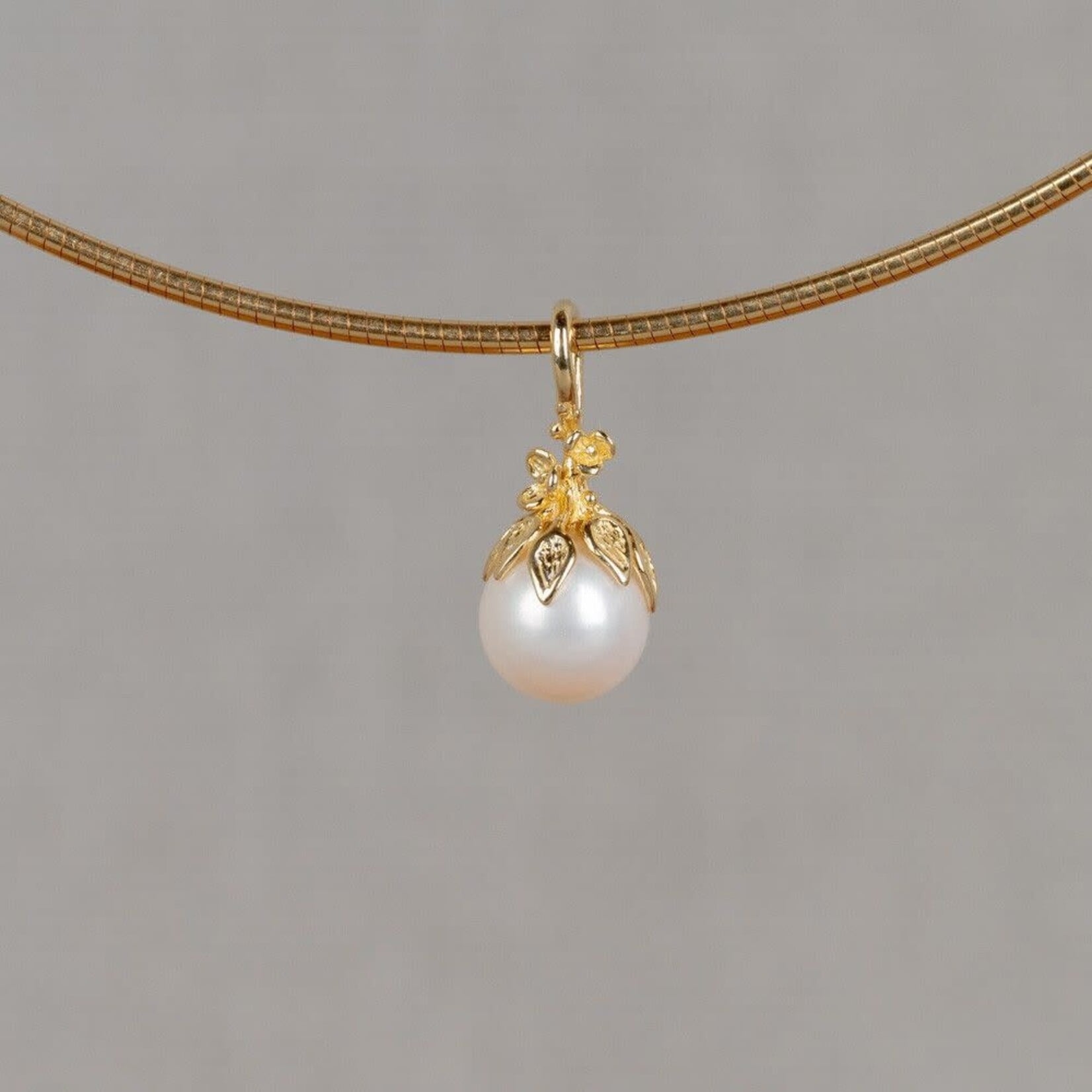 Jéh Jewels Jeh Jewels 14kt geelgoud hanger Blossom met parel 19719
