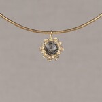 Jéh Jewels Jeh Jewels 14kt geelgoud hanger Blossom met rutielkwarts 20393