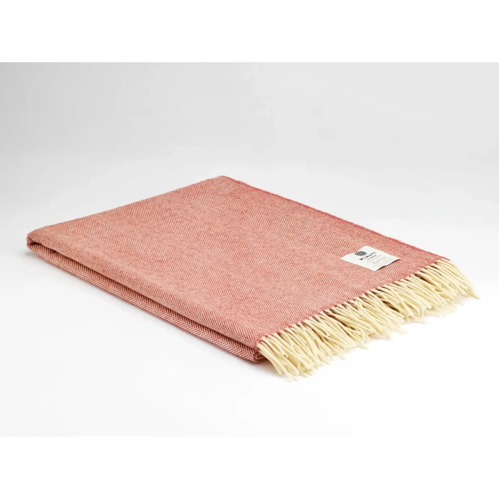 McNutt of Donegal McNutt plaid merino lamswol Spotted Terracotta