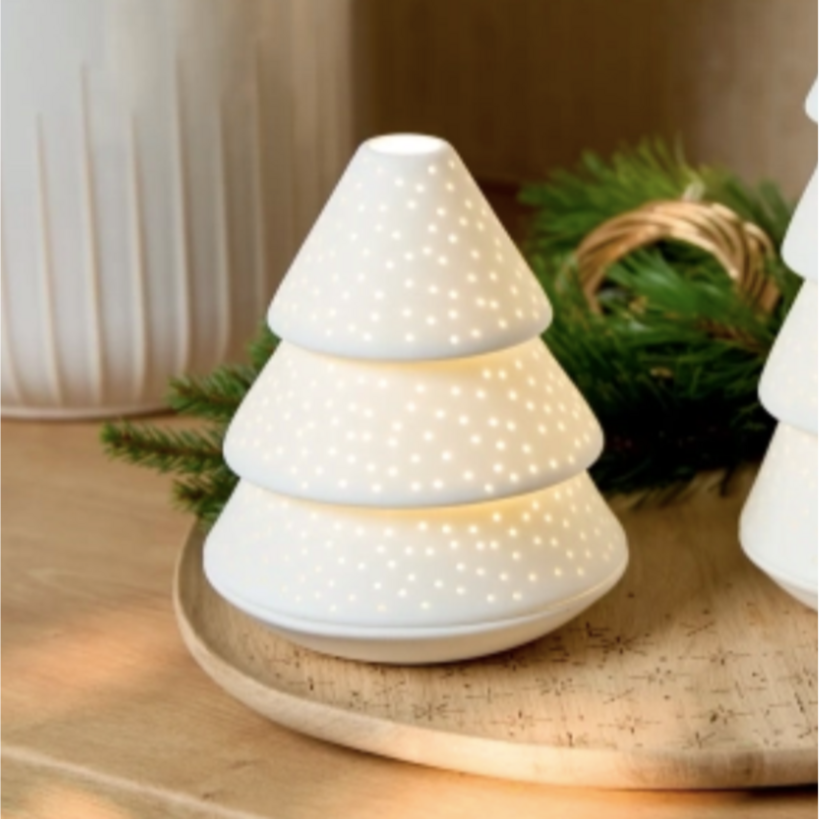 Räder Räder Windlichtje Kerstboom 14,8 x 12,8 cm