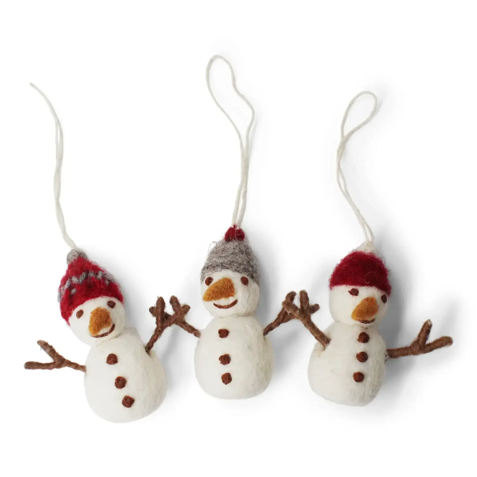 Gry & Sif Gry & Sif set van 3 Sneeuwpopjes