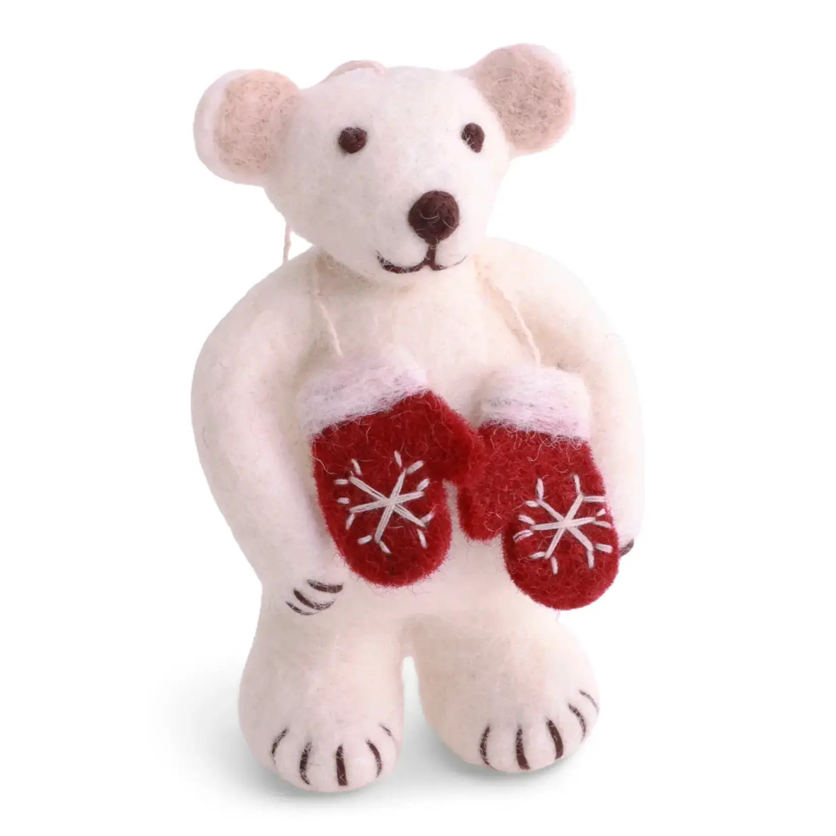 Gry & Sif Gry & Sif witte ijsbeer met wantjes