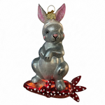 Kurt S. Adler Noble Gems kerstbal Konijn met wortel