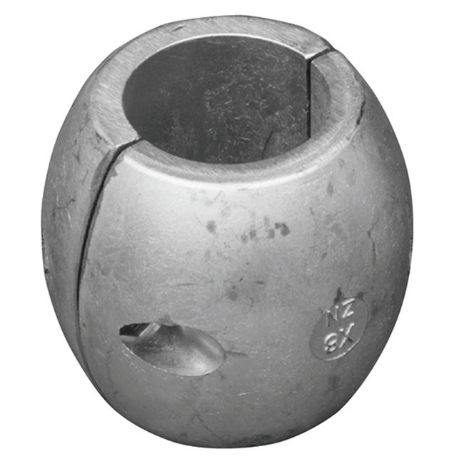 00511MUSA - Tecnoseal 44.4mm USA Egg Shape Zinc Shaft Anode