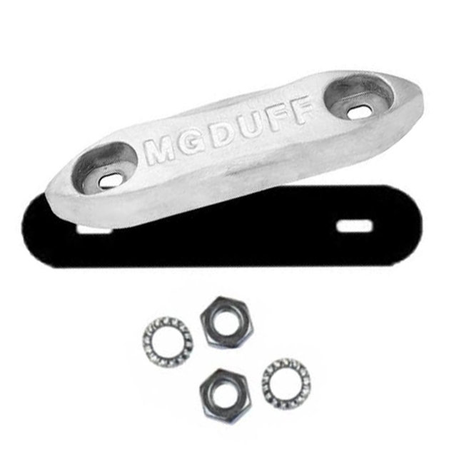 ZD78BKIT - MG Duff Zinc Bolt-On Bar Anode Kit 4kg